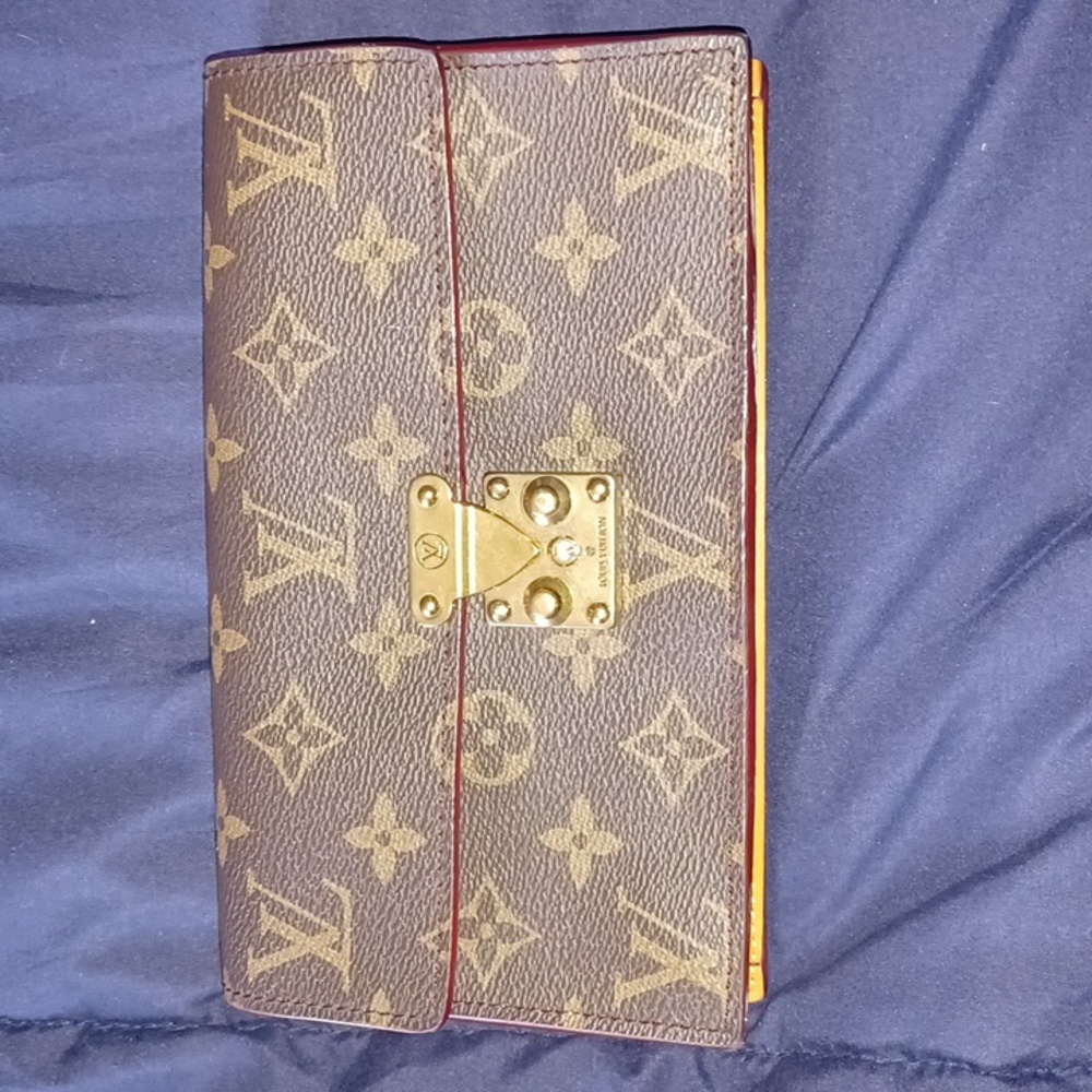 Louis Vuitton Brown Wristlet Wallet